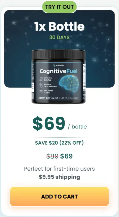 Buy CognitiveFuel 1 Bottle