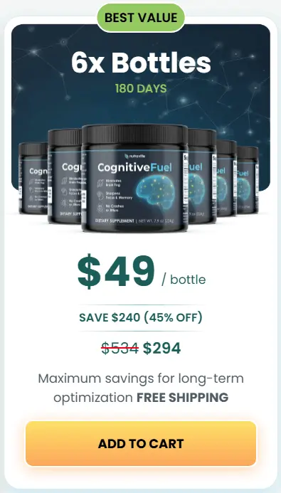 Buy CognitiveFuel 1 Bottle